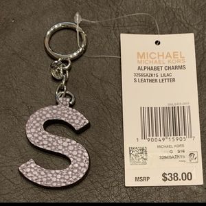 Michael Michael Kors Leather Letter S Charm